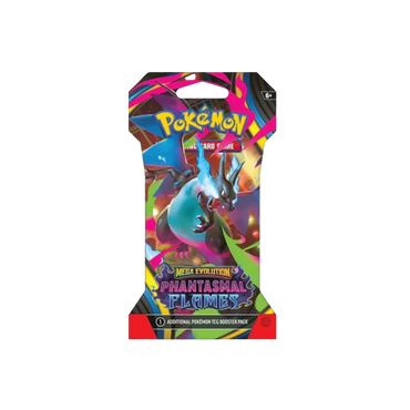 Pokémon TCG Mega Evolution Phantasmal Flames sleeved booster pack