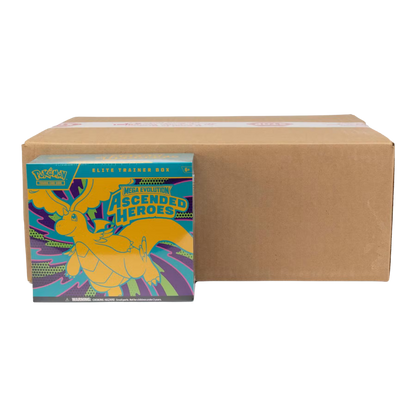 Pokémon TCG Ascended Heroes Elite Trainer Box Sealed Case