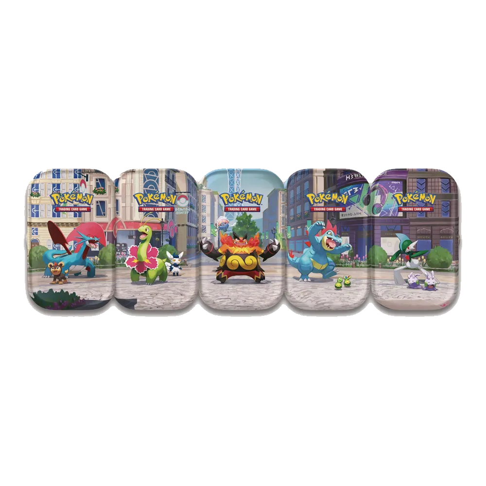 pokemon lumiose city mini tin 10ct display
