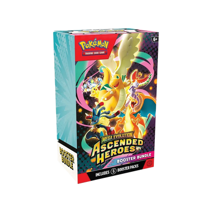 pokemon mega evolution ascended heroes booster bundle