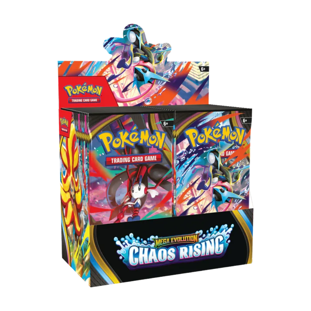 pokemon mega evolutions chaos rising booster box