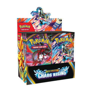 pokemon mega evolutions chaos rising booster box