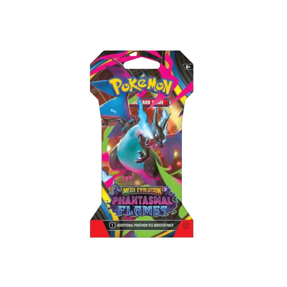 Pokémon TCG Mega Evolution Phantasmal Flames sleeved booster pack