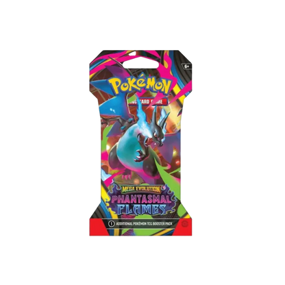 Pokémon TCG Mega Evolution Phantasmal Flames sleeved booster pack