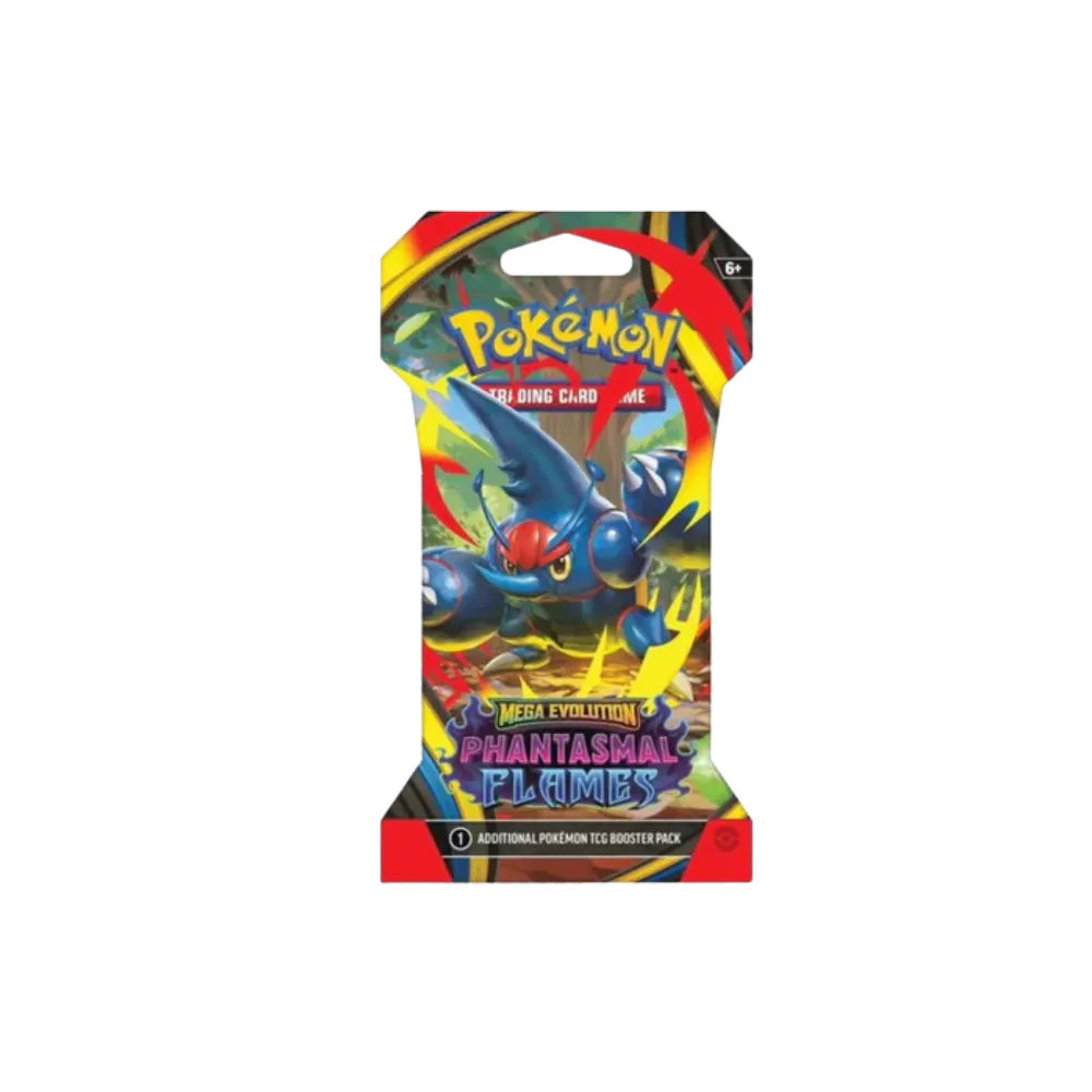 Pokémon TCG Mega Evolution Phantasmal Flames sleeved booster pack