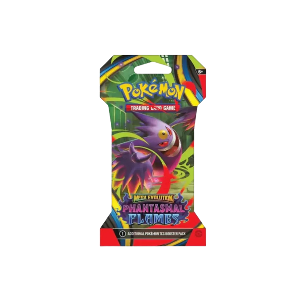 Pokémon TCG Mega Evolution Phantasmal Flames sleeved booster pack