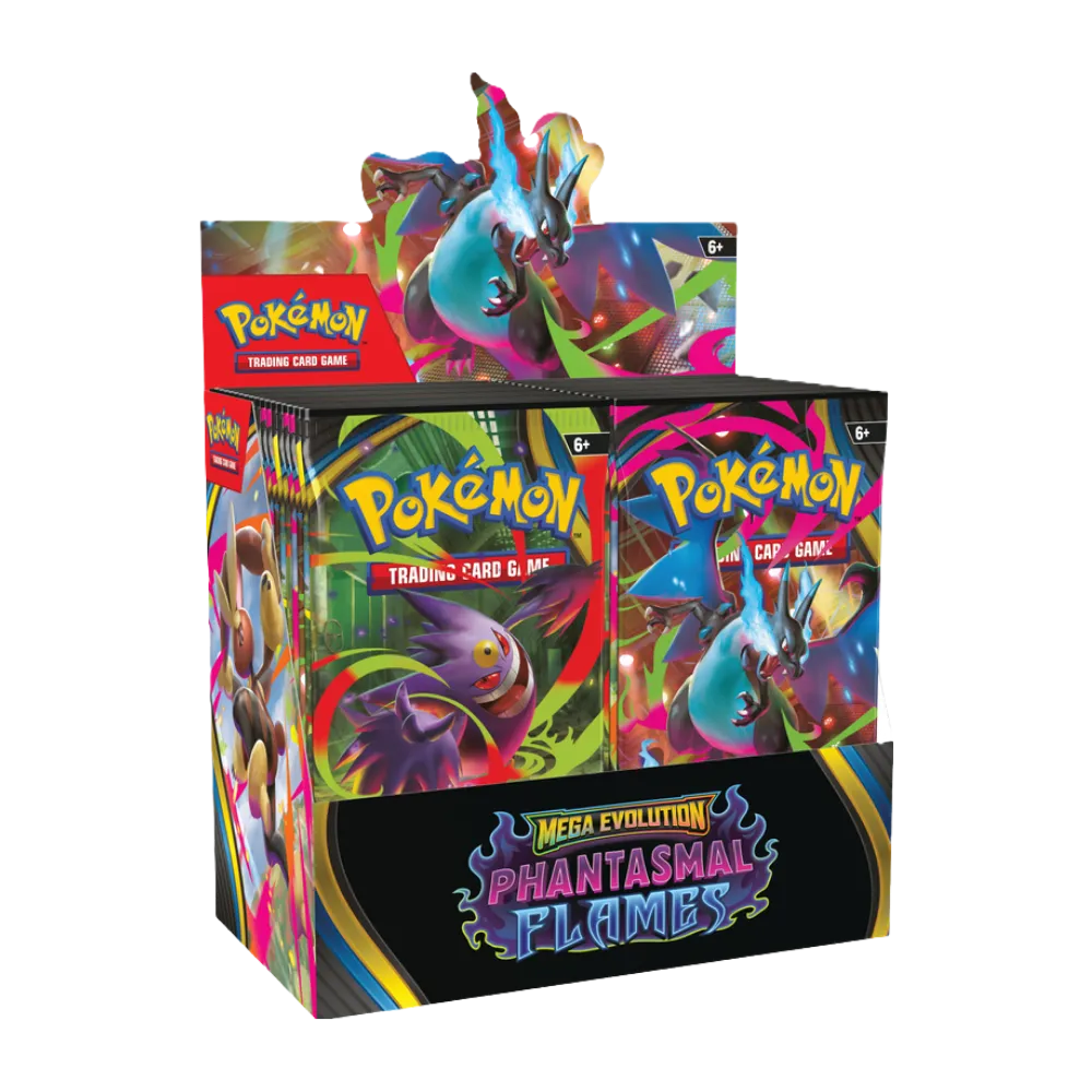 pokemon mega evolutions phantasmal flames booster box